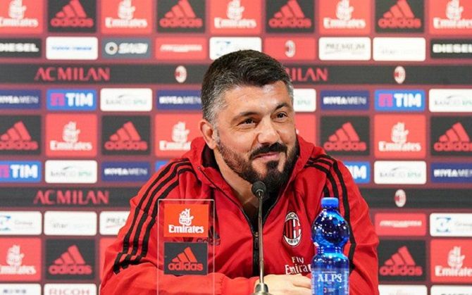 Milan, Gattuso: "La Samp ha giocatori incredibili e un grande tecnico"