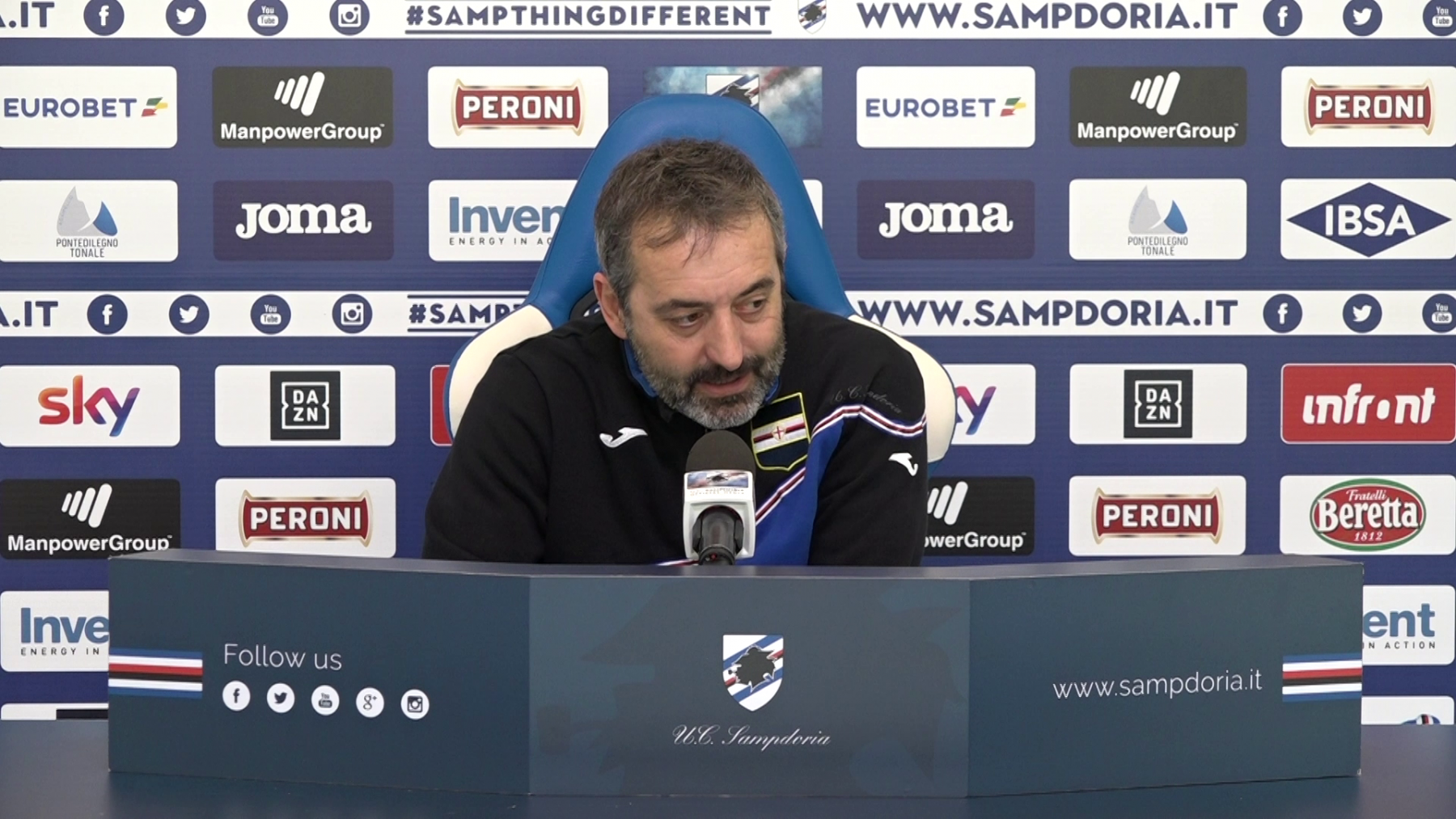 Sampdoria, Giampaolo: "Farei qualunque cosa per vincere il derby!"