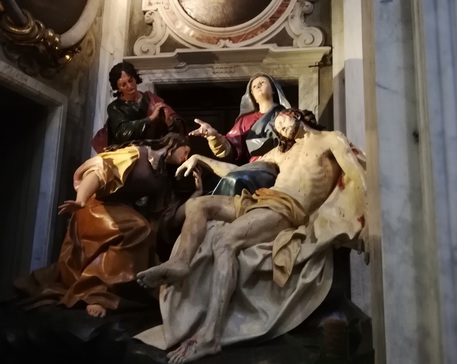 Genova, la Pietà del Maragliano torna a splendere a San Filippo