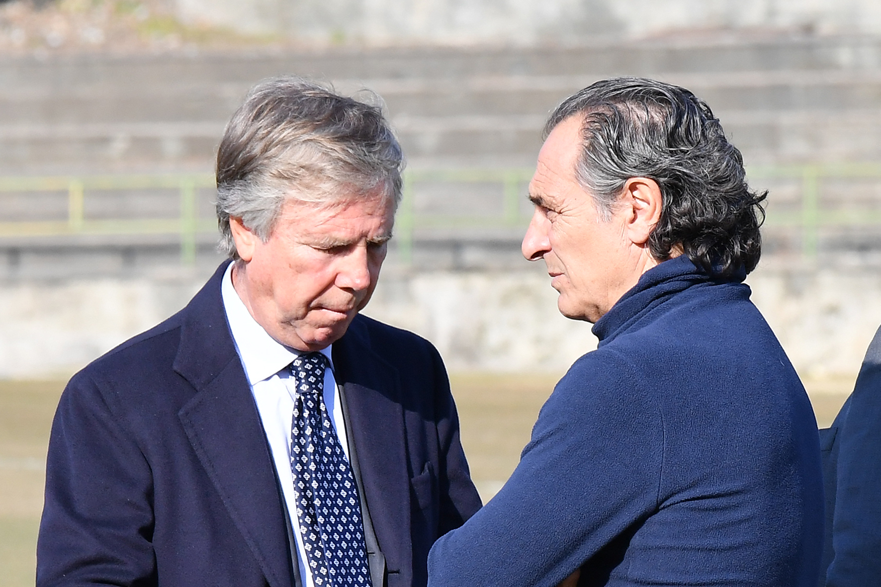 Genoa, il presidente Preziosi in visita al "Signorini"