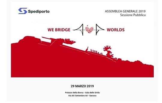 "We bridge worlds", il 29 marzo l'assemblea di Spediporto