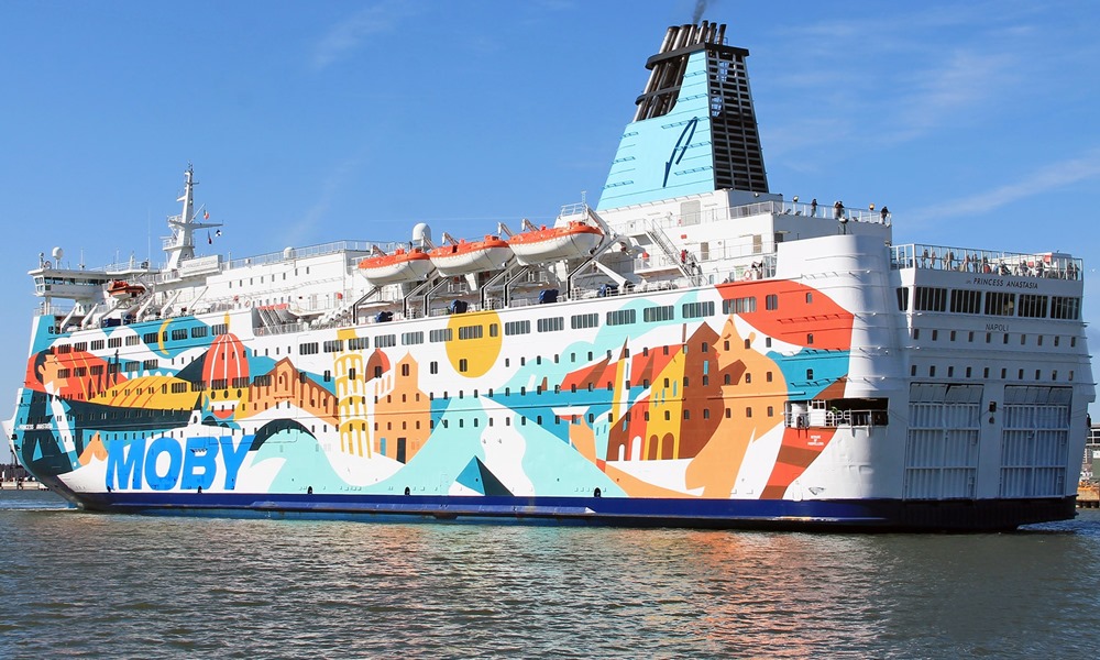 Moby, una vetrina galleggiante sul Baltico per Liguria e Sardegna
