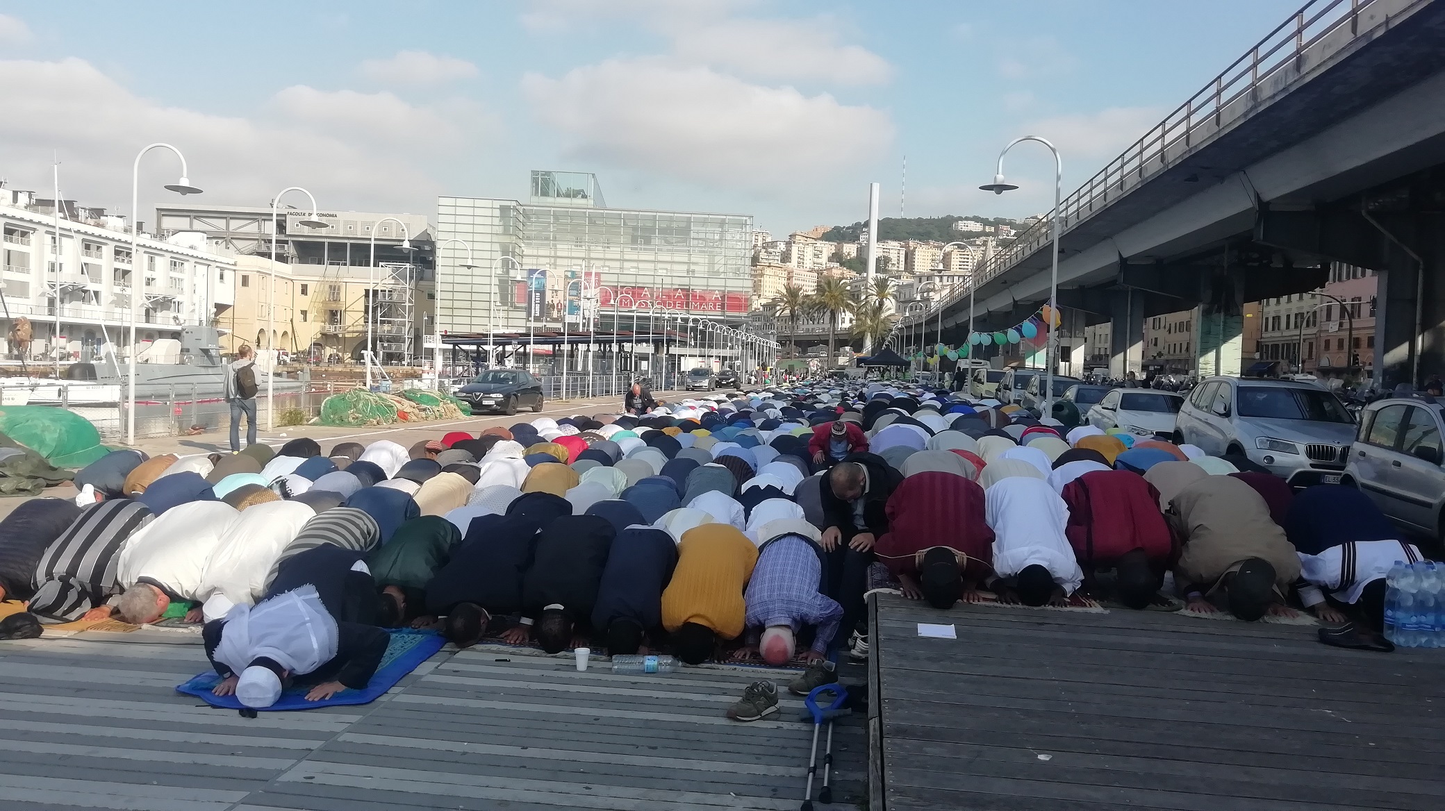 Alla Darsena la festa del fine Ramadan della comunità musulmana di Genova