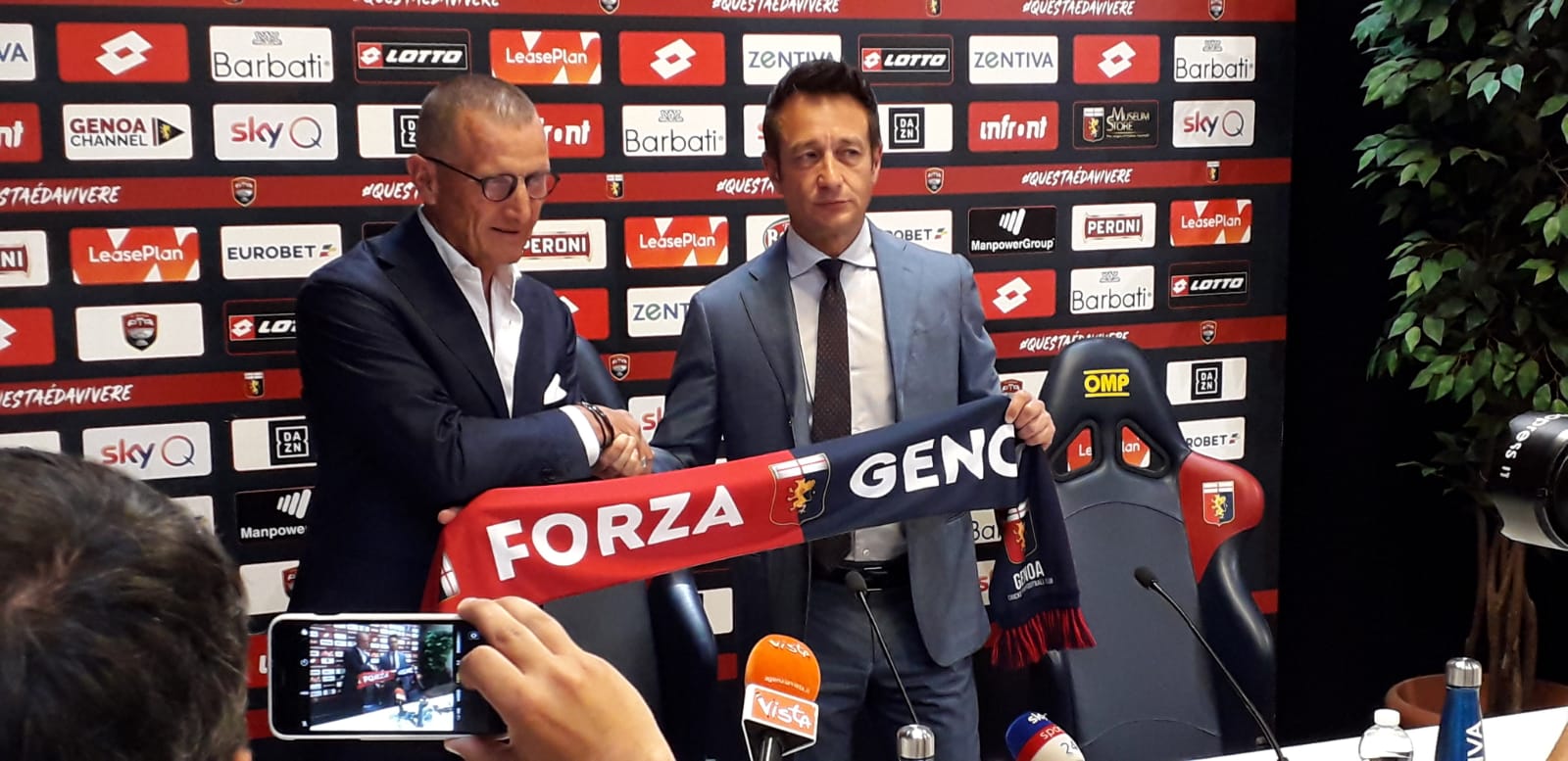 Genoa, Andreazzoli: "Felicissimo di poter allenare una squadra con questa storia"