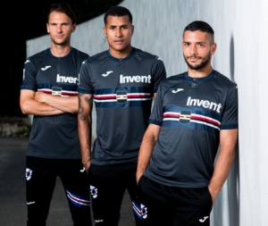 Sampdoria, presentata la terza maglia per la stagione 2019/20