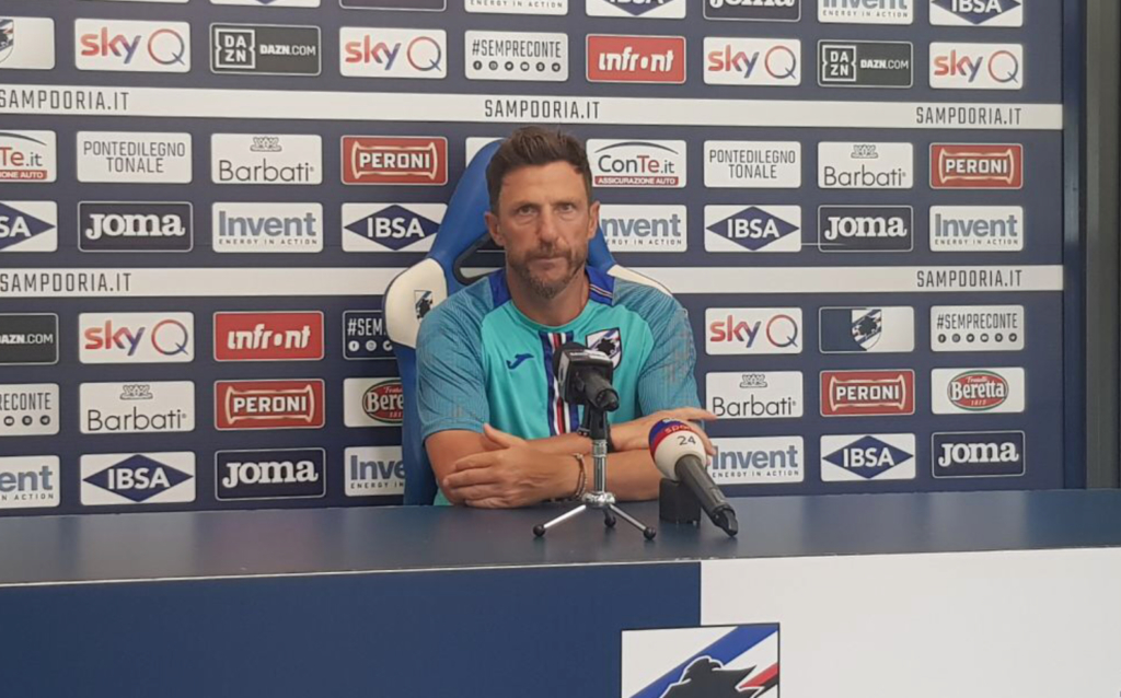 Sampdoria, Di Francesco: “Vialli? Pensavo lo prendessimo come giocatore”