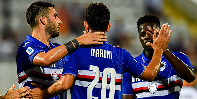 Sampdoria, gol e spettacolo: contro lo Spezia finisce 5-3