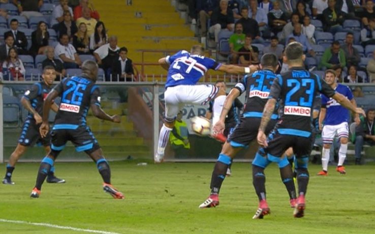 Sampdoria, il tacco di Quagliarella in corsa per il premio del gol più bello dell'anno
