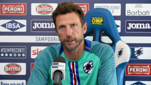 Sampdoria, Di Francesco: "Dobbiamo ripartire da quanto di buono fatto contro Napoli e Sassuolo"