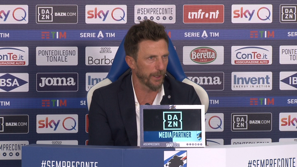 Sampdoria, Di Francesco: "È mancato tutto, abbiamo bisogno di rinforzi"