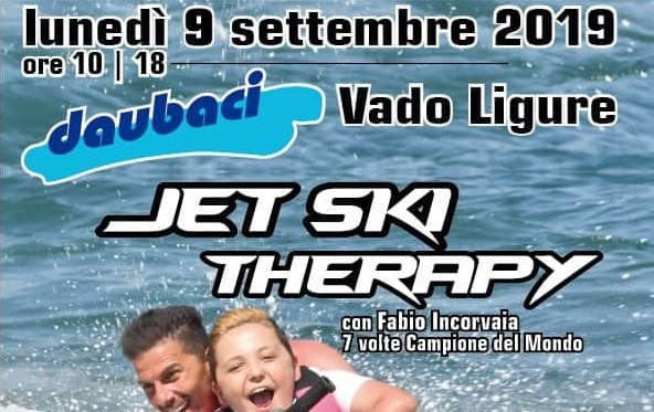 Vado Ligure, lunedì 9 settembre appuntamento con la Jet Ski Therapy