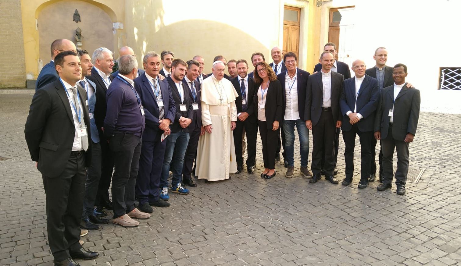 "Campioni nel cuore", una delegazione ligure incontra Papa Francesco