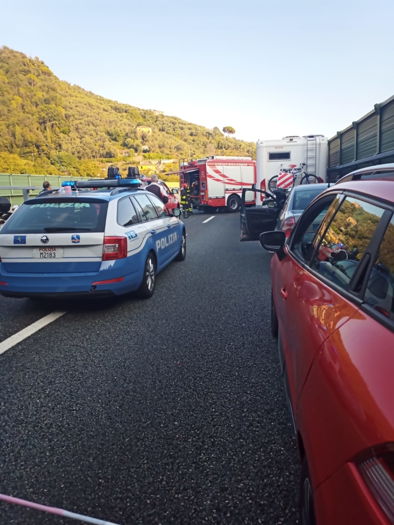 Incidente in A12, traffico intenso tra Rapallo e Chiavari