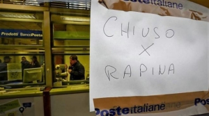 Sant'Olcese, rapina all'ufficio postale: fugge con un bottino di 40mila euro