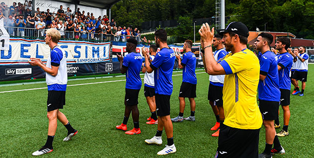 Sampdoria, mercoledì i tifosi alle 16 a Bogliasco: "I ragazzi hanno bisogno di noi"