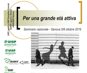 "Per una grande età attiva". Seminario nazionale Uisp a Genova il 5 e 6 ottobre